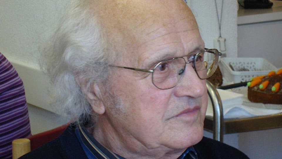 Georges Däscher ist 88 Jahre alt und ein sehr geselliger Mann