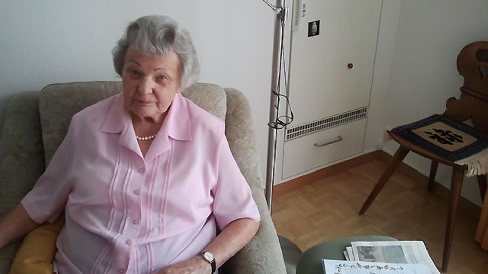 Die reise- und unternehmungslustige Anita Brehmi ist 93 Jahre alt und lebt heute in der Hauser Stiftung in Zürich.