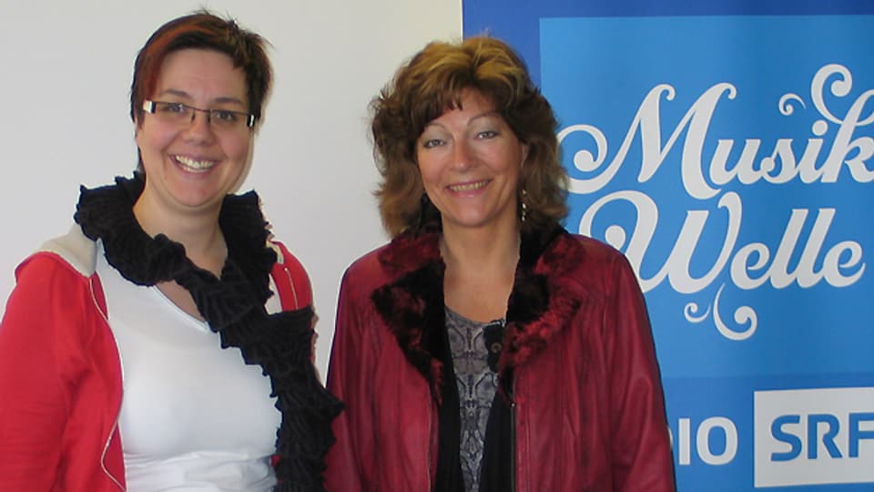 Isabelle Ruf-Weber (rechts) war zu Gast bei SRF Musikwelle-Redaktorin Karin Kobler.