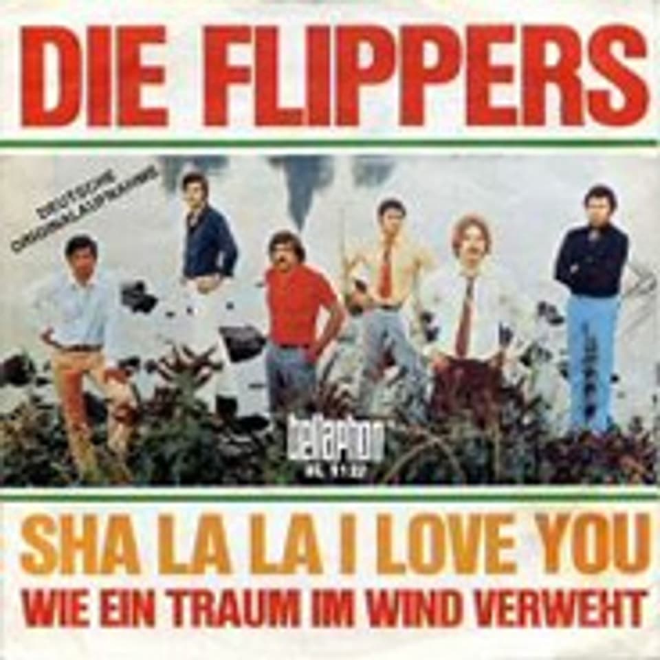 CD-Cover zum Schlager «Scha-la-la, I love you».