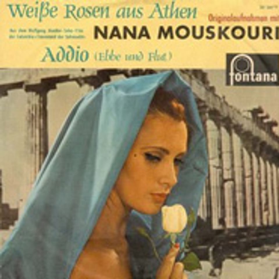 Original-Cover der Single «Weisse Rosen aus Athen».