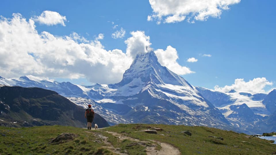 Wohl das schönste Walliser Wahrzeichen: Das Matterhorn.