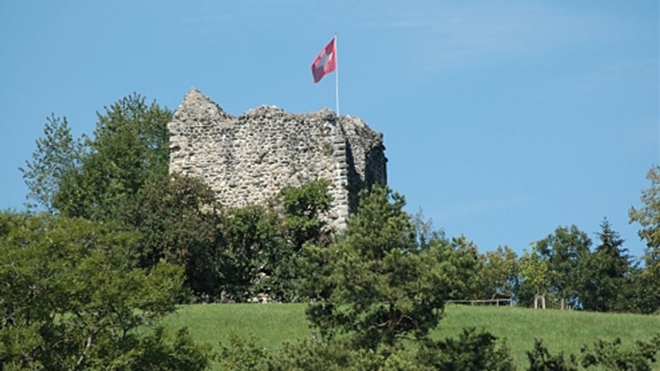 In der Ruine Last hielten sich Dienstleute des Bischofs von Konstanz auf.