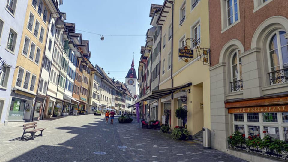 Die Altstadt von Bremgarten AG.