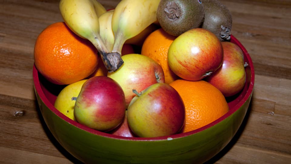 Orangen sind zehnmal reicher an Vitamin C als Äpfel.