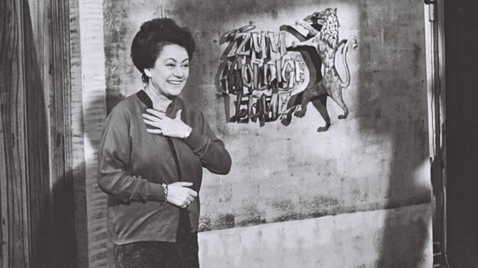Am Schweizer Fernsehen lud Schauspielerin Margrit Rainer 1965 ins Wirtshaus «Zum goldige Leue» ein.