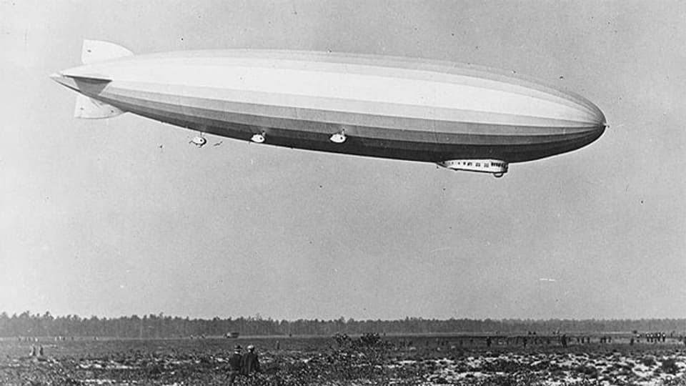 Zeppeline wie das Luftschiff LZ126 waren in den 1920-er Jahren häufig am Himmel zu beobachten.