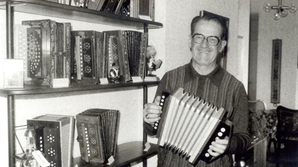 Handorgellehrer und Musiker Max Weilenmann.