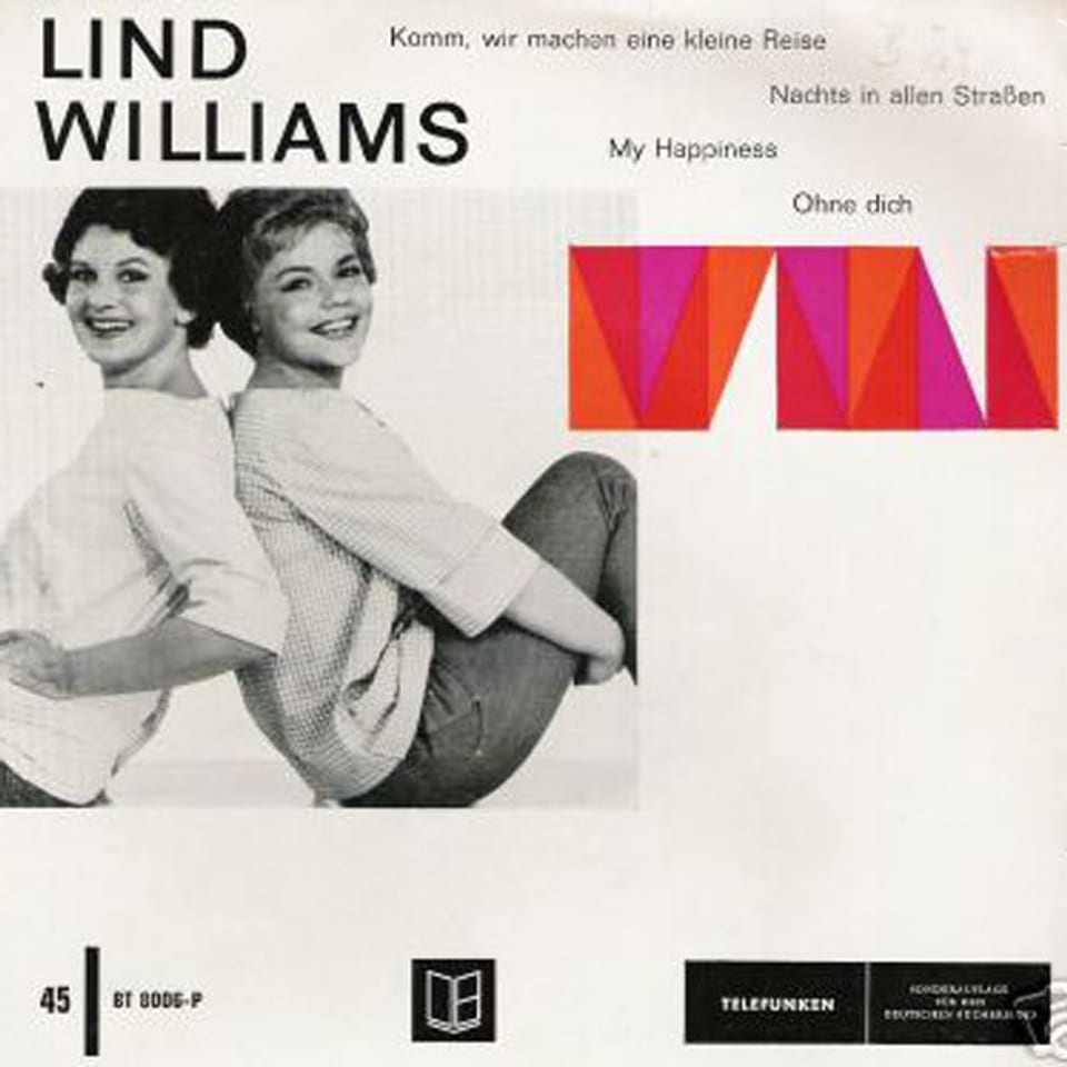 Christa Williams und Gitte Lind. Cover.