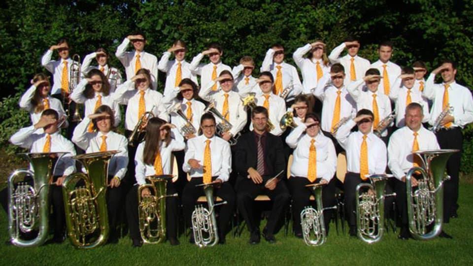 Das Jugend Brass Band Forum Ostschweiz im Musiklager 2014.