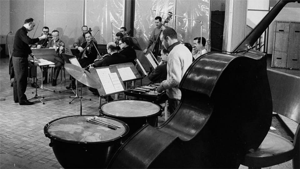 Das Orchester Cedric Dumont während einer Probe.
