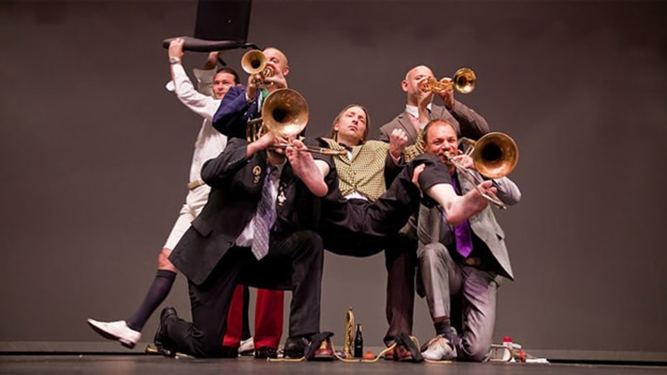 Mnozil Brass begeistern auf der Bühne seit nunmehr 20 Jahren.