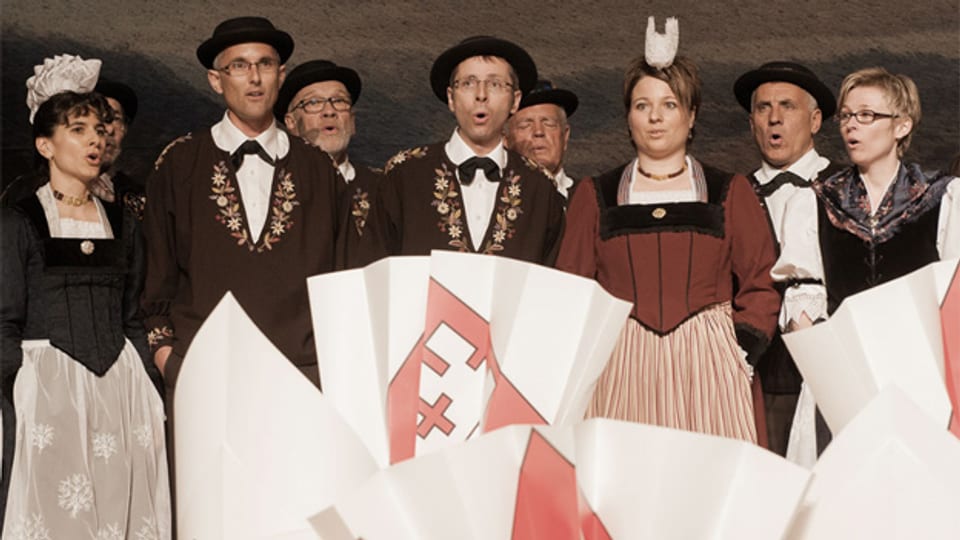 Die Obwaldner nennt man auch «Tschifeler». Passend dazu das Motto vom Zentralschweizerischen Jodlerfest in Sarnen: «Fyyrä bi dä Tschifeler».