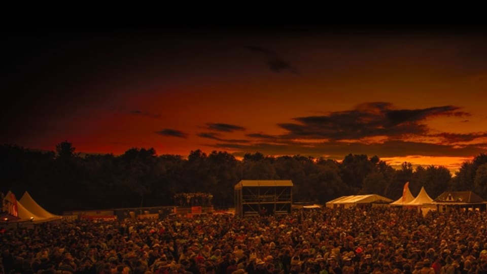 Magischer Moment des «Woodstock für Blasmusik» 2014.