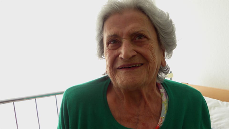 Dorli Häner-Schweizer ist 83 Jahre alt und lebt im Seniorenzentrum Rosengarten in Laufen.