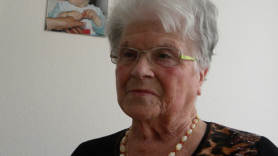 Cecilie Cueni-Sütterlin wohnt seit einem Jahr im Alterszentrum Rosengarten in Laufen BL.