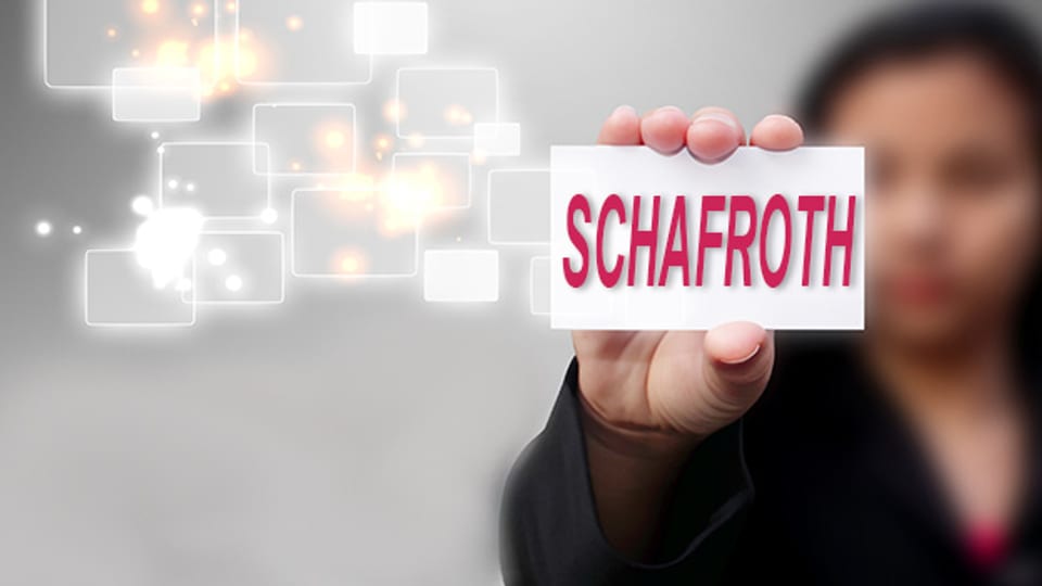 In der Schweiz leben rund 1300 Personen mit dem Familiennamen Schafroth.