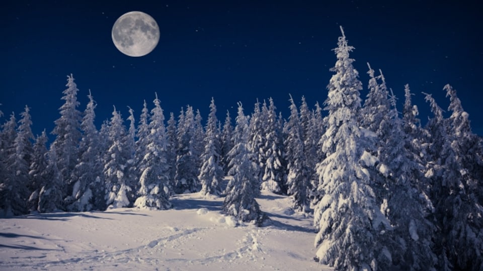 Mondlicht über Vermont lädt zum Träumen ein.