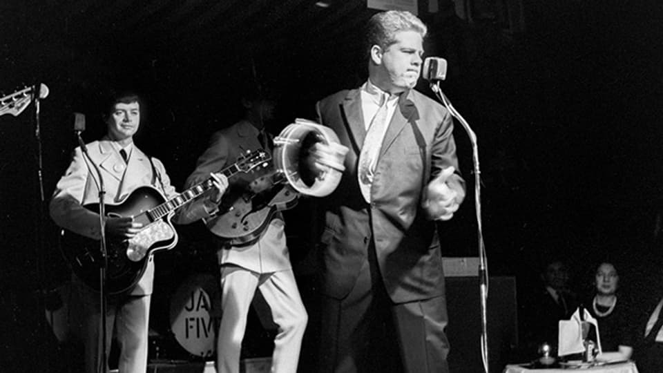 Bill Ramsey im März 1967 während eines Konzerts in Zürich.