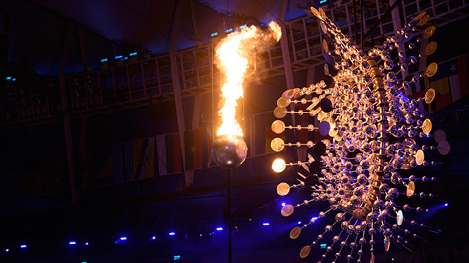 Das Olympiafeuer in Rio brennt noch bis am 21. August 2016.