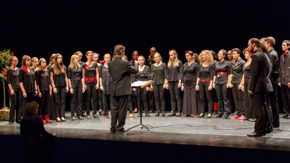 Der Schweizer Jugendchor bei der Schubertiade 2015.