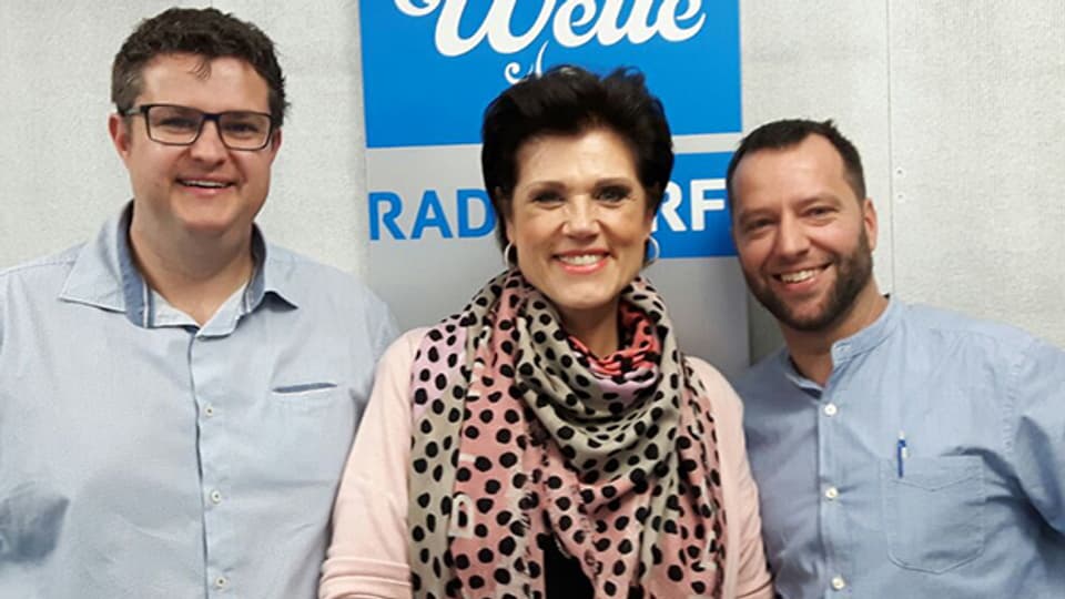 Christian Alder und Peter Freund zu Gast bei Maja Brunner in der «Hit-Welle».