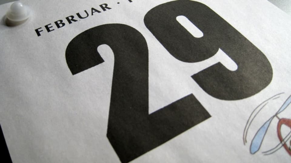 Damit der Kalender auch künftig stimmt braucht es alle 4 Jahre einen 29. Februar.