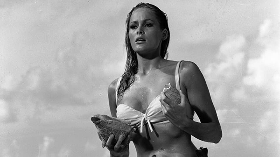 Ursula Andress 1962 als Honey Rider im ersten James Bond-Film «Dr. No».