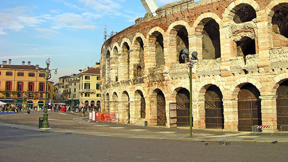 In Verona konnte die Familie aus Bern unerwartet die Oper «Aida» geniessen.