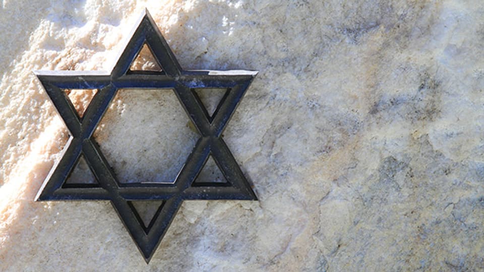 Der Davidstern als Symbol für das Judentum.