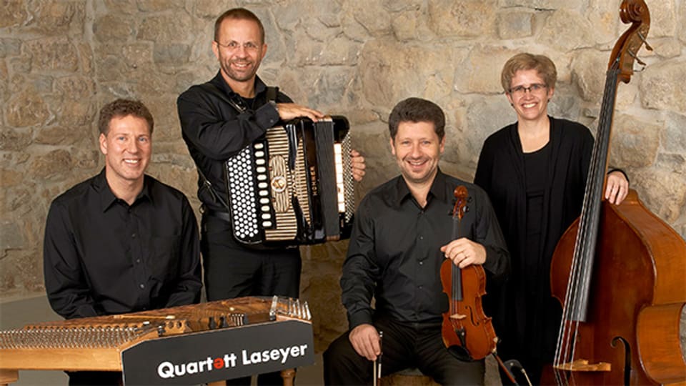 Quartett Laseyer mit Albert Graf, Daniel Bösch, Johannes Schmid-Kunz und Barbara Giger-Hauser.