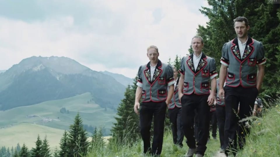 So ist der Jodlerklub Wiesenberg auf ihrem neuen Video zu sehen..