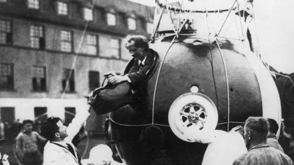 Auguste Piccard flog bereits 1931 in die Stratosphäre (Bild) und übertraf seinen Rekord 1932.
