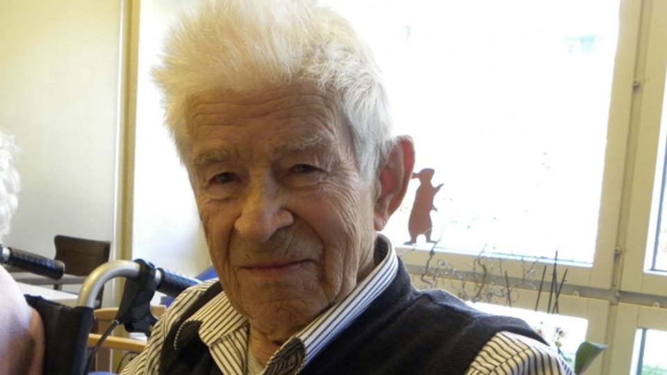 Bernhard Schwark (82) lebt heute im Alters- und Pflegeheim Gundeldingen in Basel.