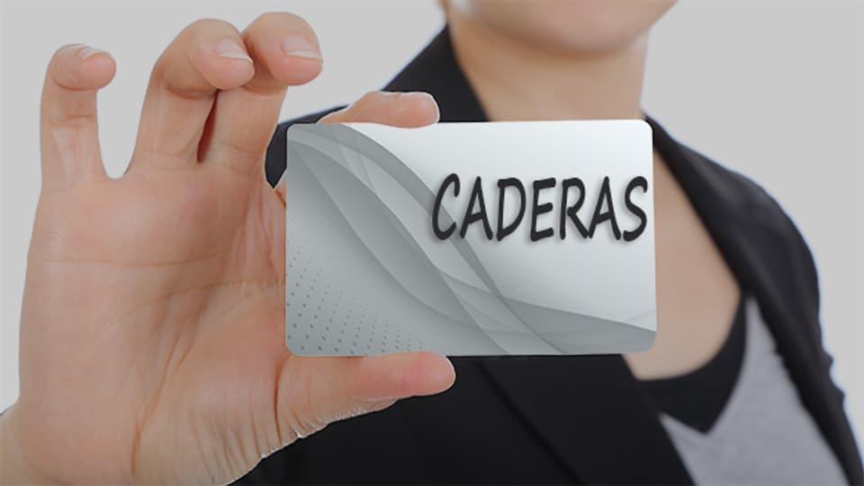 Der Familienname Caderas ist seit 1611 schriftlich belegt.