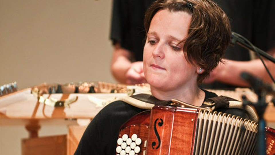 Ihre Leidenschaft fürs Akkordeon hat Andrea Ulrich schon in jungen Jahren entdeckt.