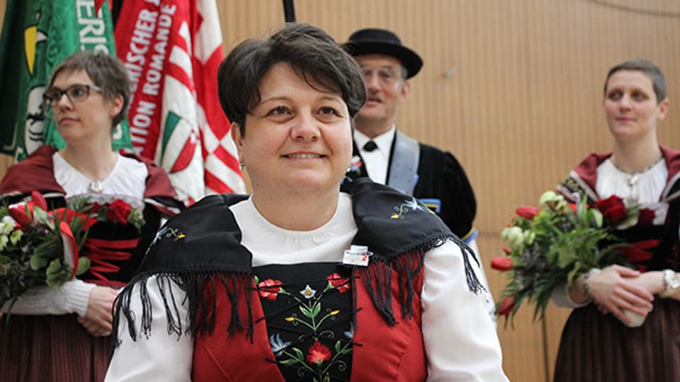 Karin Niederberger, Präsidentin Eidgenössischer Jodlerverband, blickt mit grosser Freude in die Zukunft.