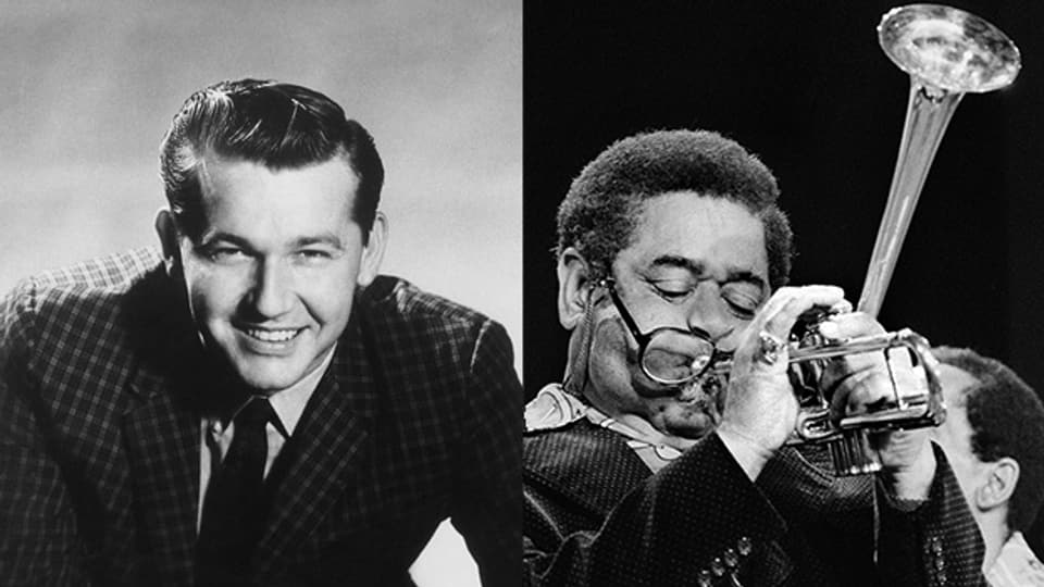 Floyd Cramer (1933-1997) und Dizzy Gillespie (1917-1993).