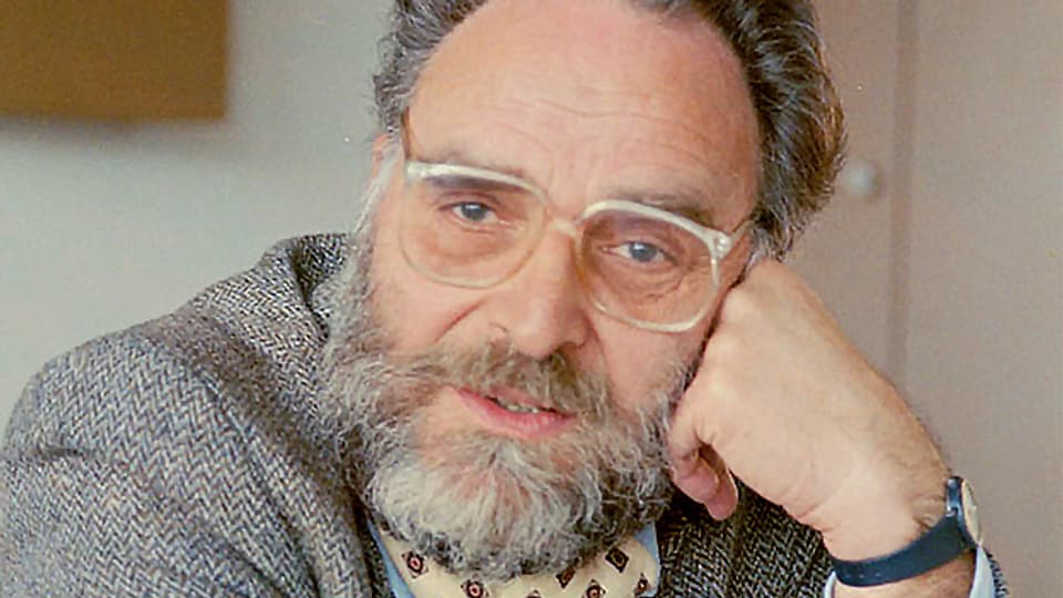 Der Schweizer Hörspiel-Regisseur Hans Jedlitschka (1931-2006).
