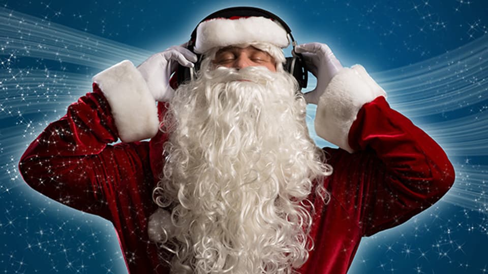 Santa Claus geniesst «swingin' Christmas».
