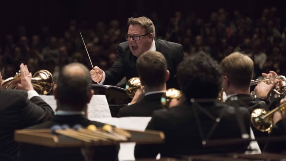 Da ist voller Einsatz gefragt: Michael Bach will mit der Brass Band Bürgermusik Luzern Spitzenleistungen erbringen.