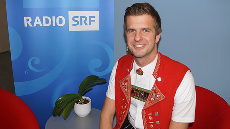 Nicolas Senn zu Gast bei SRF Musikwelle mit seinem neuen Album «Sennemusig». «Sennemusig»