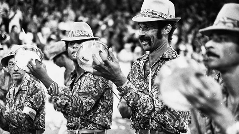 1973 am Karneval in Rio de Janeiro.