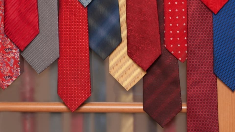 Das Wort Krawatte wird am meisten verwendet.