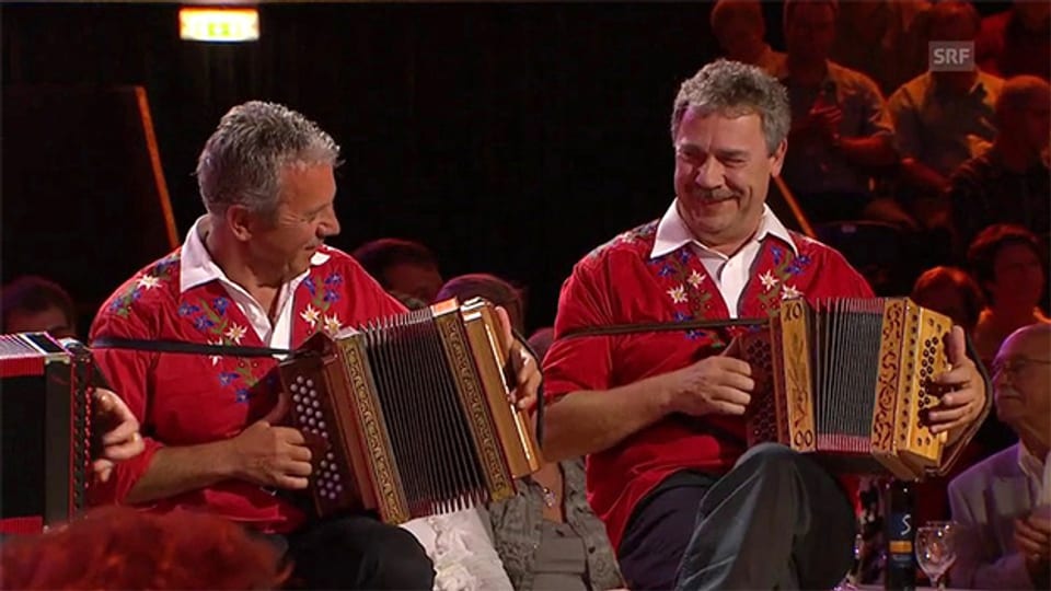 Die Schmid-Buebe 2012 in der Sendung «Viva Volksmusik».
