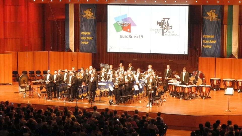Die Brass Band Bürgermusik Luzern konnte in Montreux insbesondere mit ihrem Selbstwahlstück «King Kong on Rue Igor Stravinsky» (Paul McGhee) überzeugen.