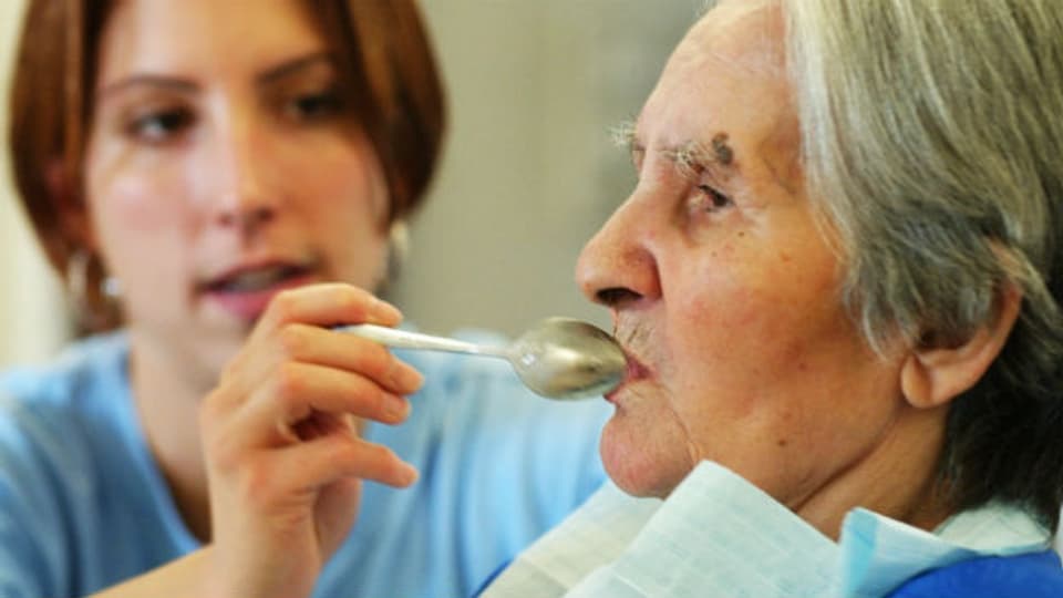Der Geschmack hilft, Zugang zu älteren Patienten zu finden und Gefühle auszulösen.
