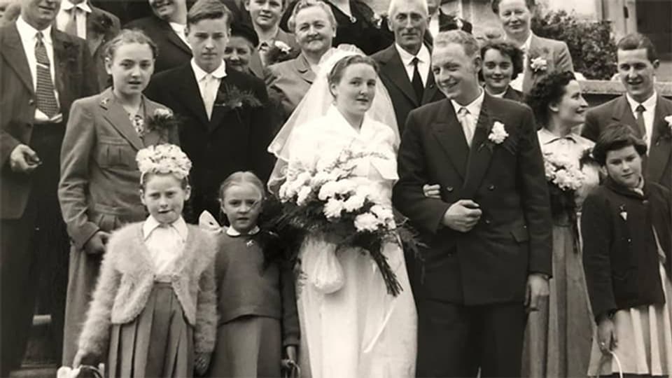 Frieda und Walter Feldmann heirateten am 18. April 1955 in Mitlödi GL. Kurze Zeit nach Ende des Berufslebens musste sich Frieda völlig unerwartet für immer von ihrem Walti verabschieden.