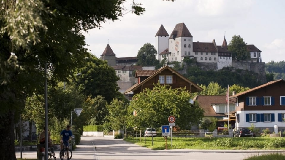 Das Schloss Burgdorf wurde im 11. Jahrhundert am höchsten Punkt der Stadt Burgdorf im Kanton Bern errichtet.