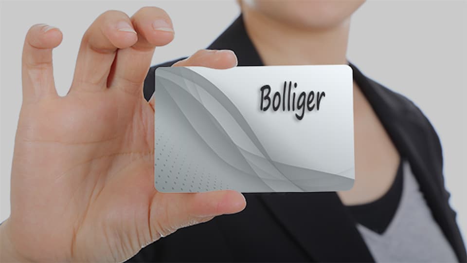 Der Familienname Bolliger ist im Kanton Aargau alteingesessen.